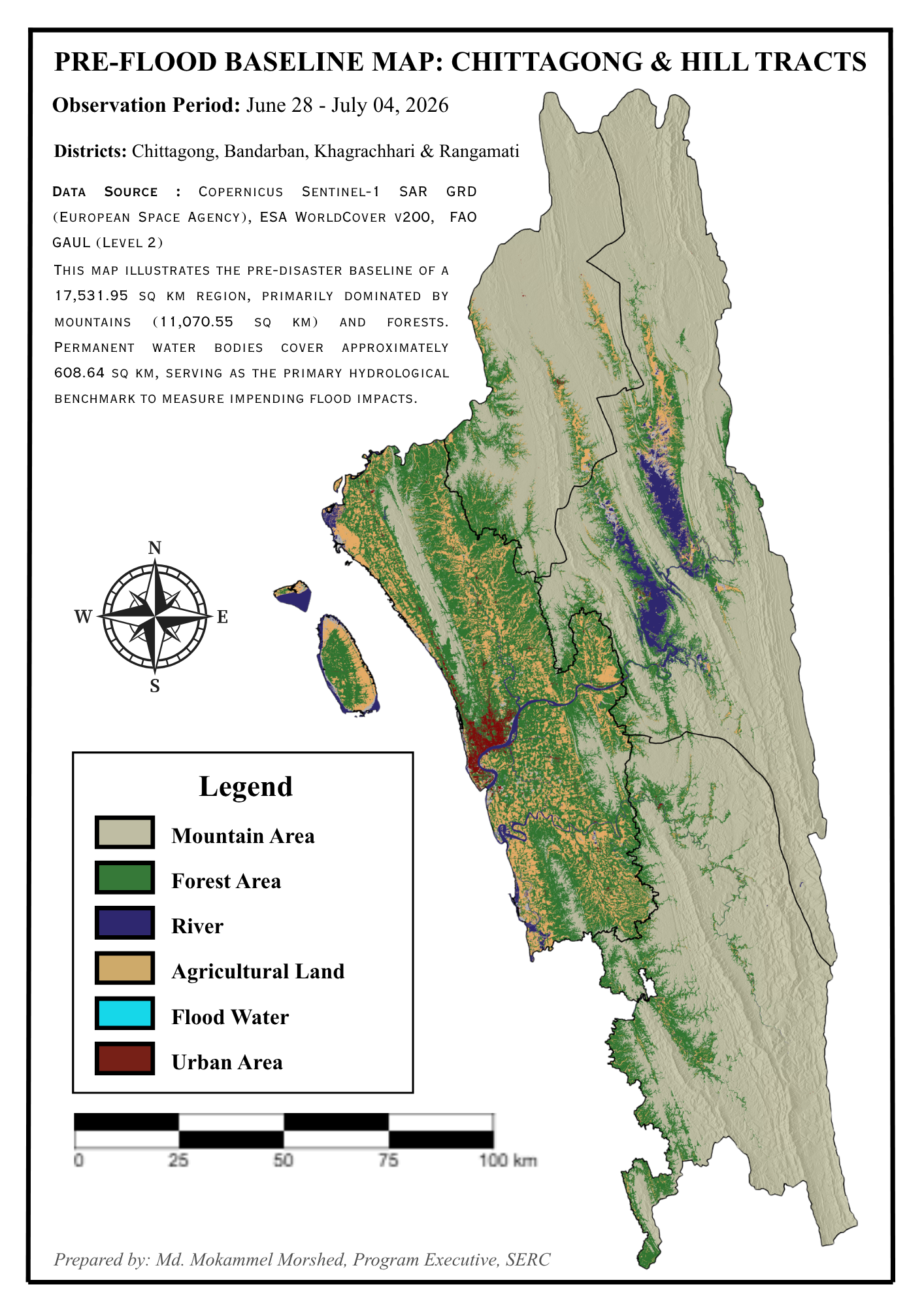 Before Flood Map