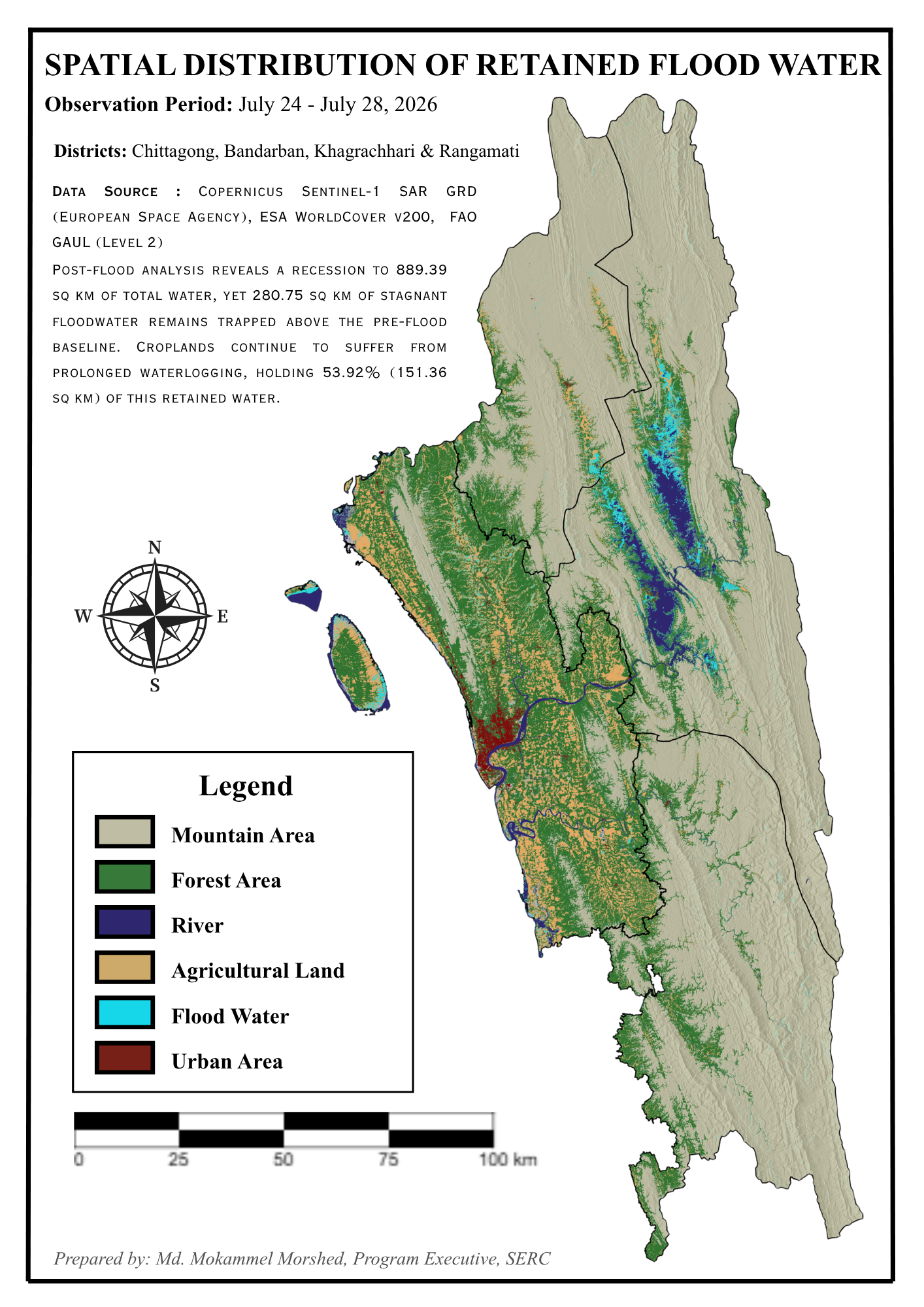 Post Flood Map