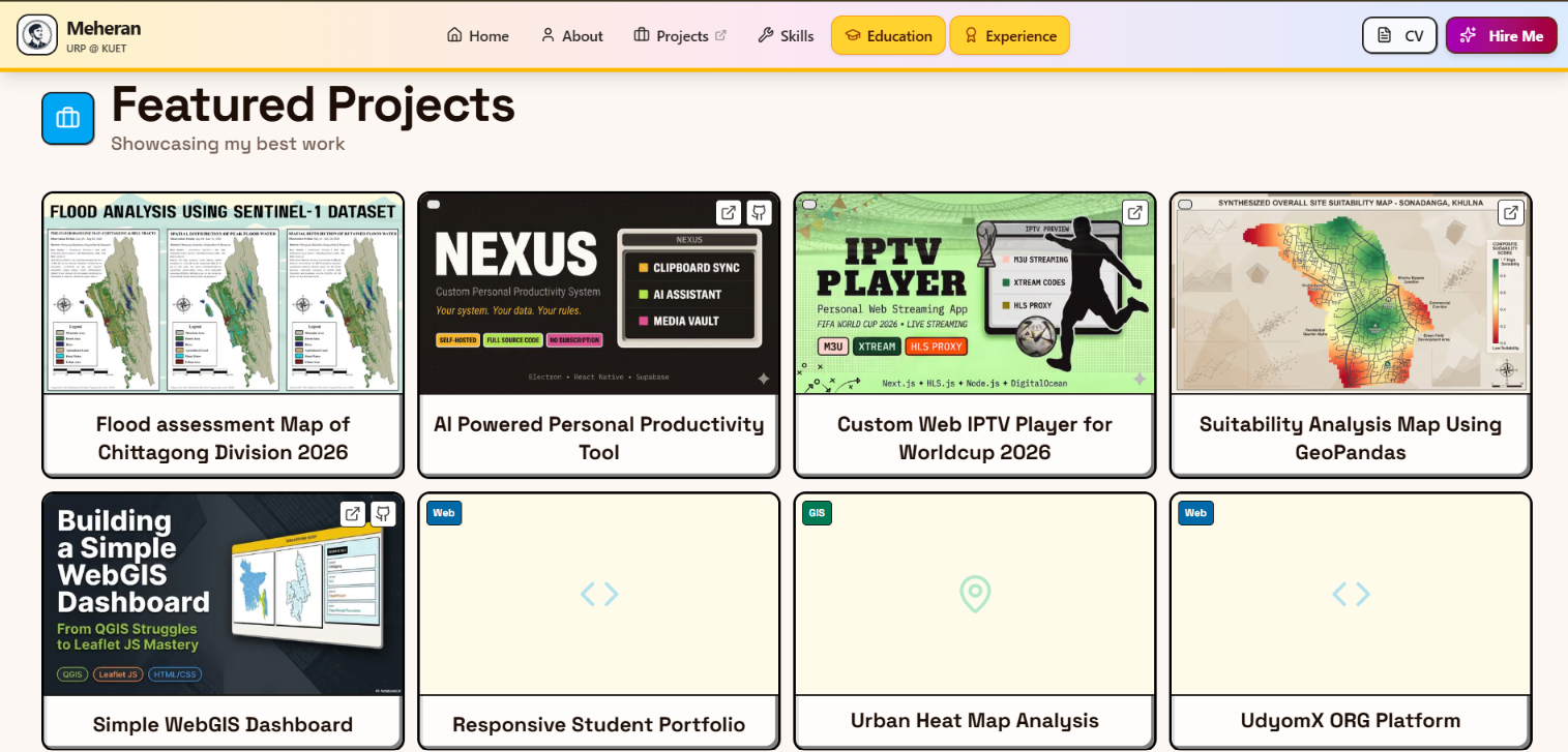 Reusable Project Cards
